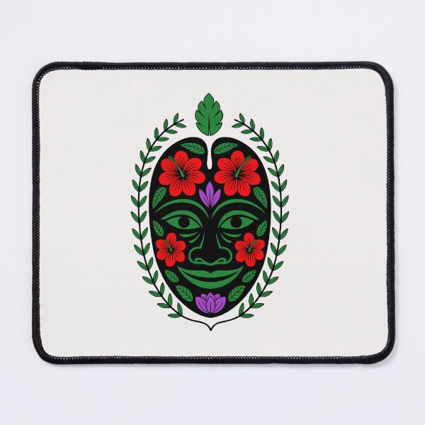 Item preview, Indonesian Tribal Mask – Sacred Floral Geometry for Design Lovers designed and sold by paulo silveira.
