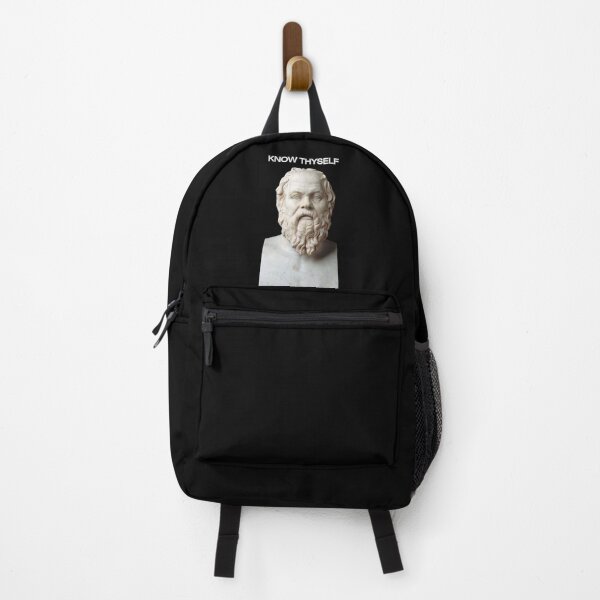 Item preview, Know Thyself – Socrates Marble Bust Philosophy Quote Design designed and sold by Strike and Stoic.