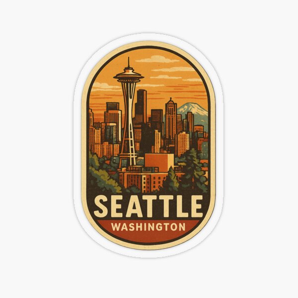 Item preview, Seattle designed and sold by J² Sticker Co.