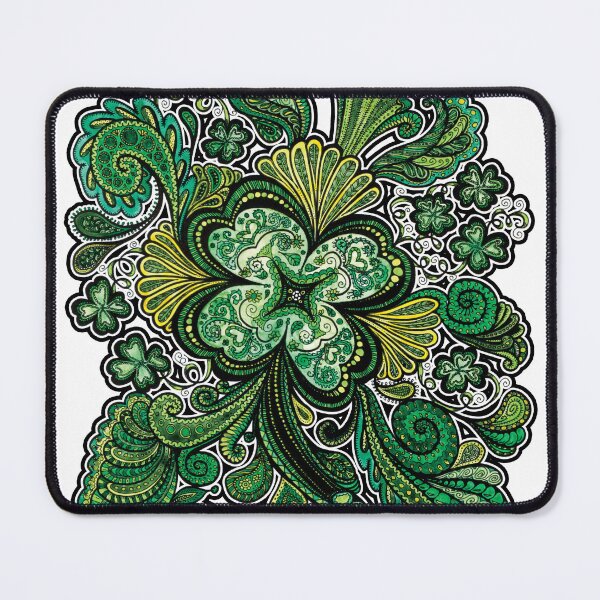 Item preview, Lucky Green Four Leaf Clover Shamrock Design designed and sold by PinkWinkDesigns.