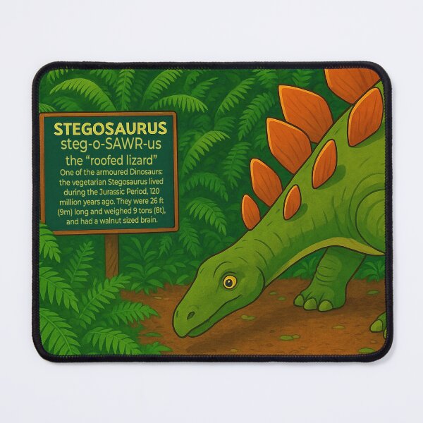 Item preview, Friendly Stegosaurus Adventure (Kids Age 8ish!) designed and sold by Swiftthistle.