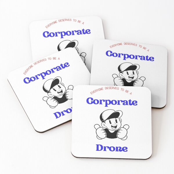Item preview, Corporate Drone – Retro Sarcastic Design designed and sold by OOO Studio.