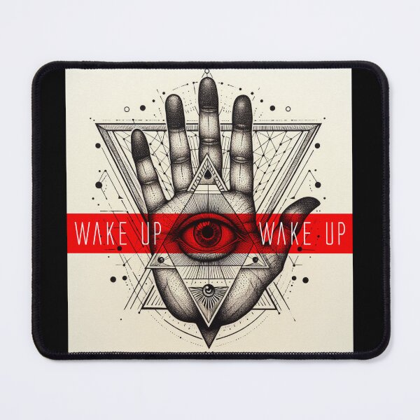 Item preview, wake up hand designed and sold by Trivia titanz store.
