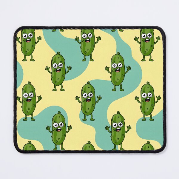 Item preview, Funny Pickle Pattern – Cute Cartoon Pickles with Faces and Legs designed and sold by subliman.