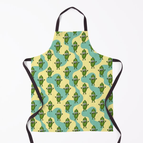 Item preview, Funny Pickle Pattern – Cute Cartoon Pickles with Faces and Legs designed and sold by subliman.
