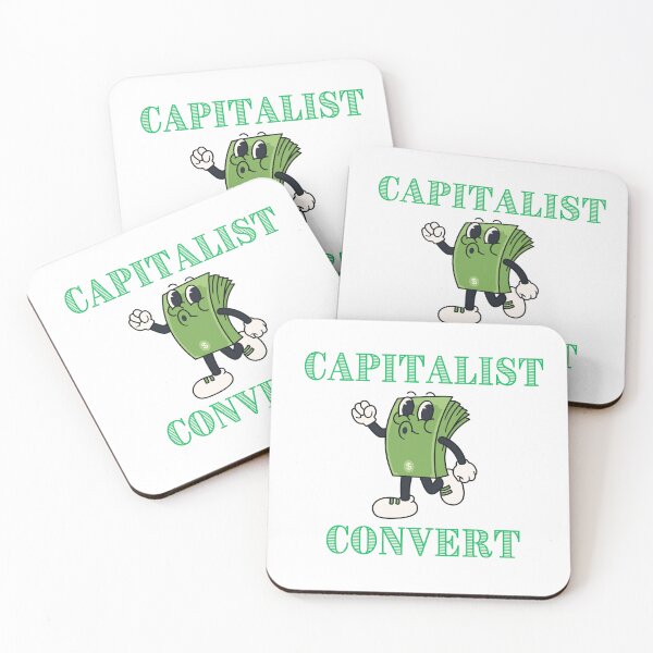 Item preview, Capitalist Convert – Funny Minimalist Cartoon designed and sold by OOO Studio.