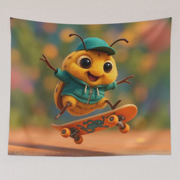 Item preview, Skater Squash Beetle designed and sold by Sillytoe.