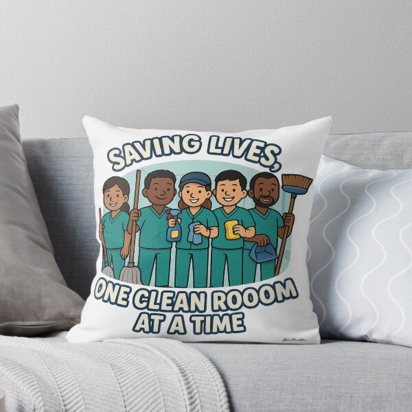 Item preview, Team Clean – The Hidden Heroes of Healthcare designed and sold by GiaTastic.