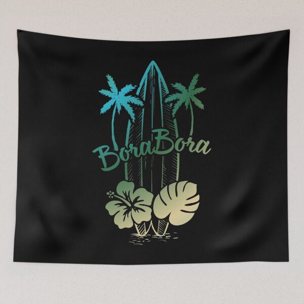 Item preview, French Polynesia Bora Bora Tropical Surf Summer Vacation designed and sold by Auchi_Verse.