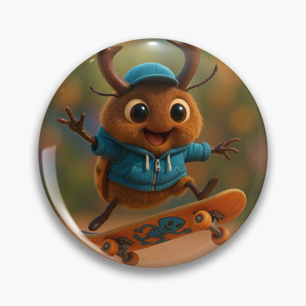 Item preview, Skater Stag Beetle designed and sold by Sillytoe.