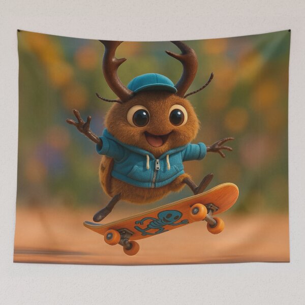 Item preview, Skater Stag Beetle designed and sold by Sillytoe.