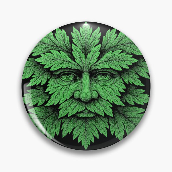Item preview, Greenman Lord of Leaves  designed and sold by Q Art & Design .