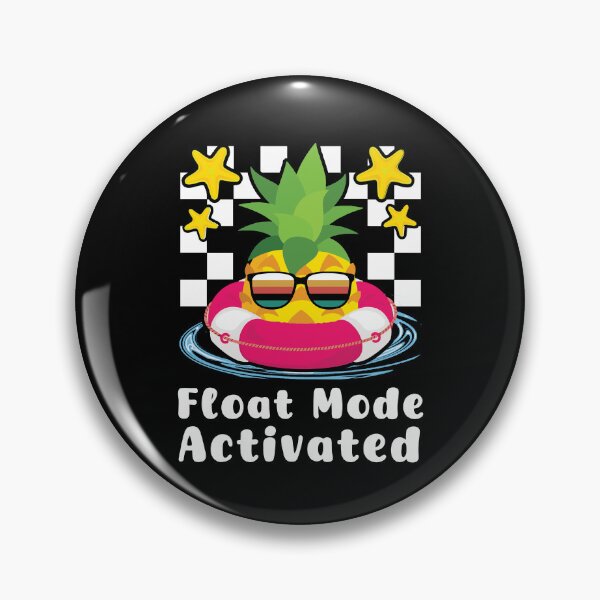 Item preview, Float Mode Activated – Fun Summer Pool Pineapple Design designed and sold by Dmetalx Art Apparel.