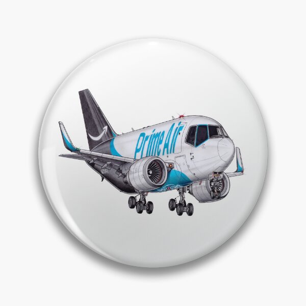 Item preview, Drawing Boeing 767-323ER Amazon Prime Air designed and sold by DouglasAraujo7.
