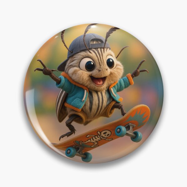 Item preview, Skater Ten-Lined June Beetle designed and sold by Sillytoe.