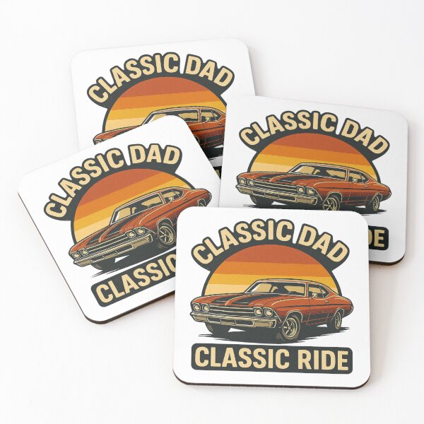 Item preview, Classic Dad Muscle Car – Retro Gift for Cool Fathers designed and sold by JenniferCreaArte .
