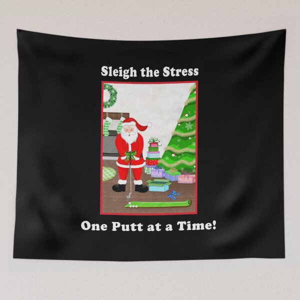 Item preview, Santa Caught Putting By Christmas Tree designed and sold by daphsam.
