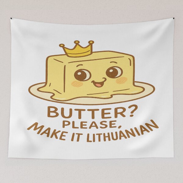 Item preview, Royal Butter – Lithuanian Food Reign designed and sold by Globalcitytees.
