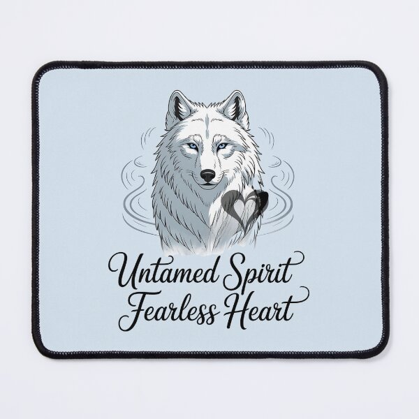Item preview, Fearless Heart Peaceful Wolf designed and sold by Bliss Find And Design.