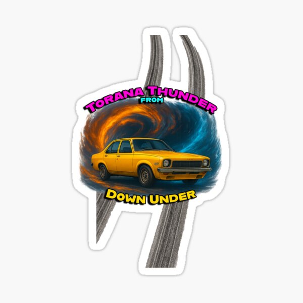 Item preview, Torana Thunder from Down Under – Aussie Muscle Car Burnout Art designed and sold by Michael van der Hoorn.