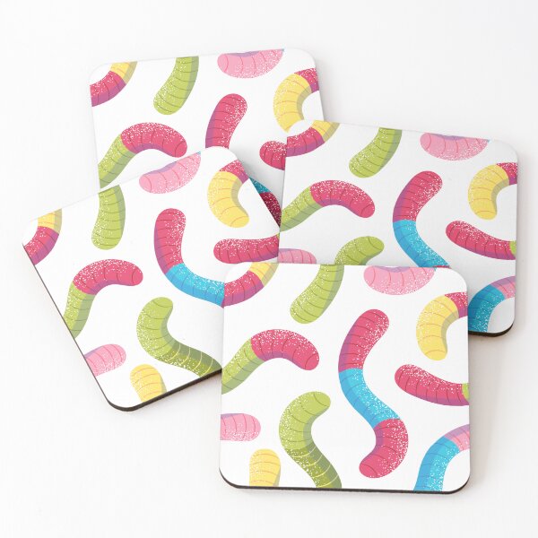 Item preview, gummy worms pattern designed and sold by FunEyeDesign.