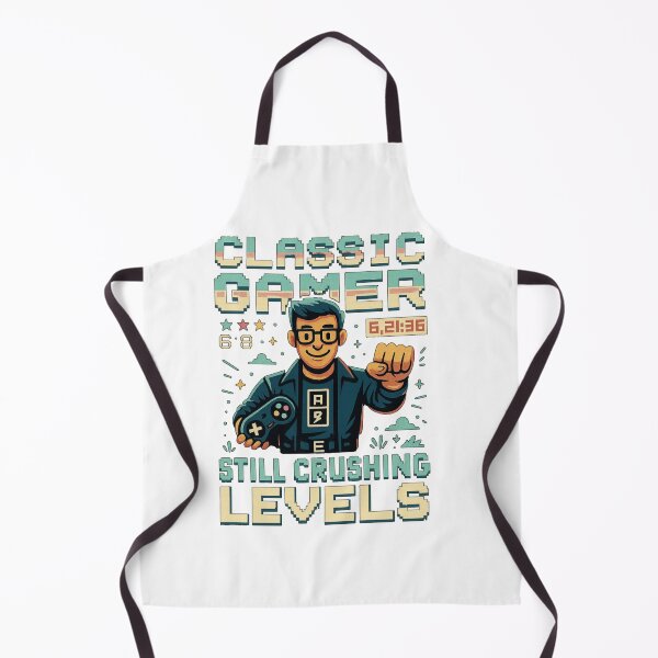Item preview, Classic Gamer Dad – Still Crushing Levels | Retro Video Game Gift designed and sold by JenniferCreaArte .