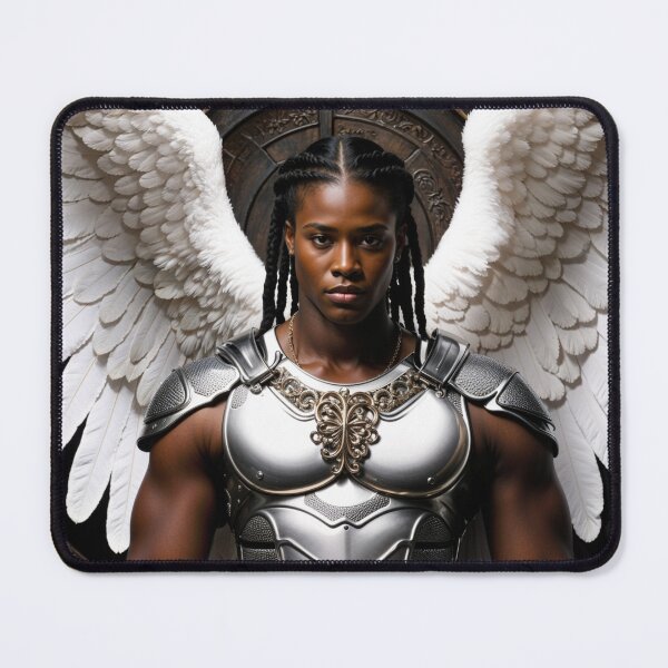 Item preview, Ángel masculino afroamericano designed and sold by My Beautiful Healing Art.