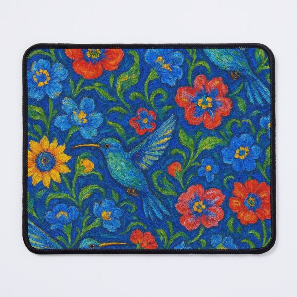 Item preview, Flowers and Hummingbirds designed and sold by RickE.