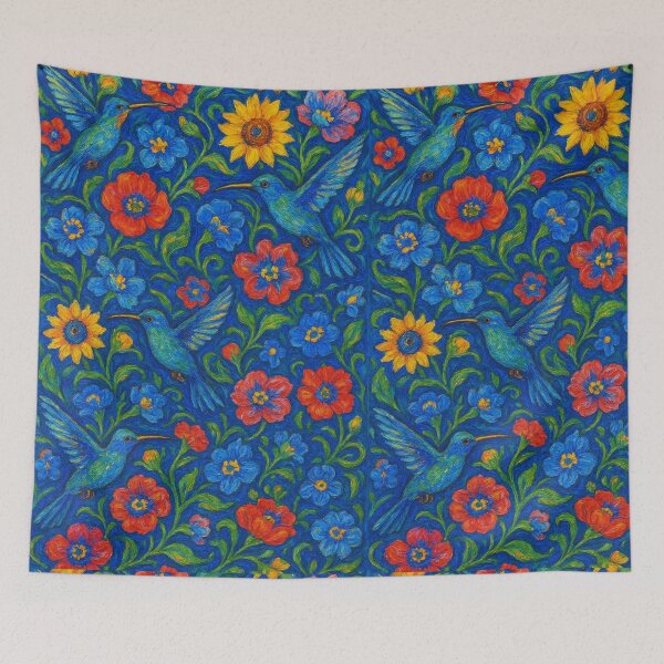 Item preview, Flowers and Hummingbirds designed and sold by RickE.