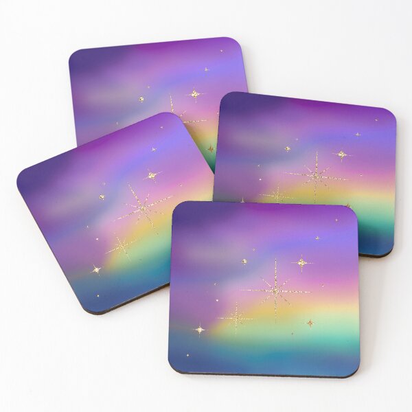 Item preview, Colourful blur effect Abstract Art with stars designed and sold by Fantacaroo Designs.