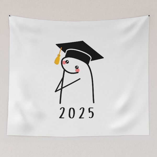 Item preview, Graduation pose doodle 2025 designed and sold by QUOT-s.