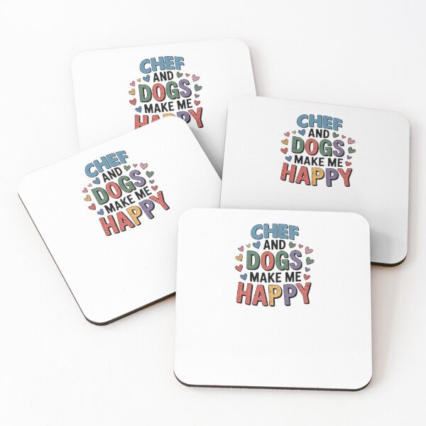 Item preview, Chef And Dogs Make Me Happy - Funny Chef Dogs Lover designed and sold by Oussinc.
