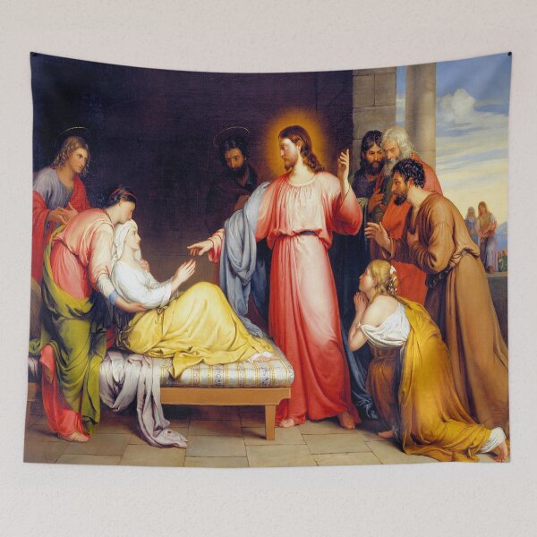 Item preview, Christ Healing the Mother In Law of Saint Peter designed and sold by LitanyLane.