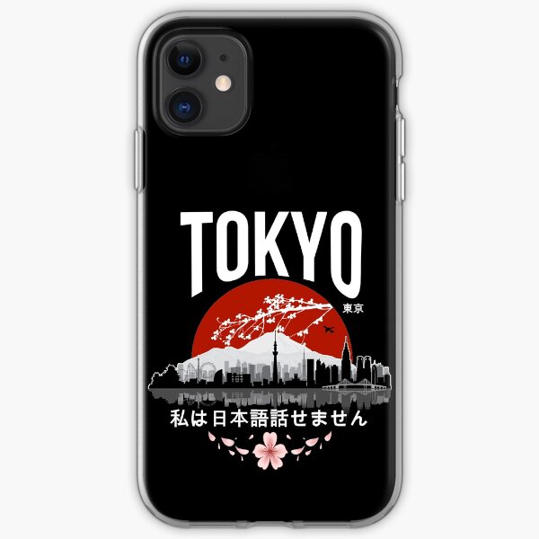 Tokyo - 'I don't speak Japanese': White Version iPhone Soft Case