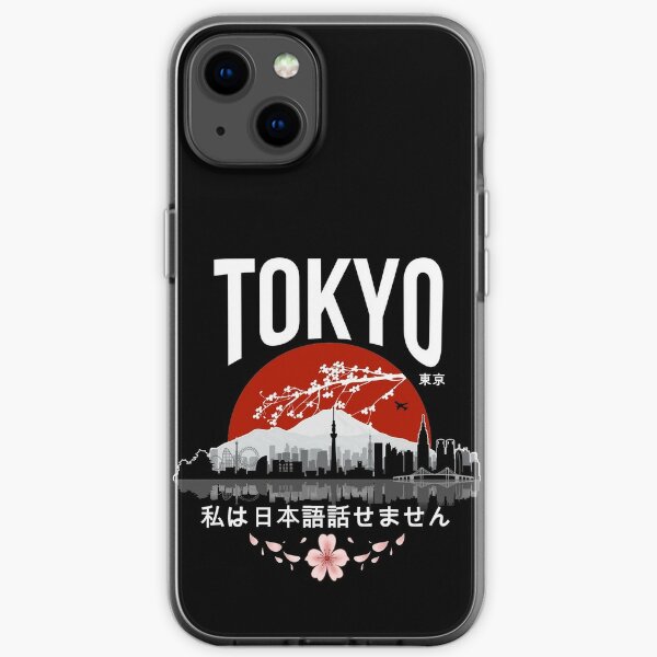 Tokyo - I don’t speak Japanese: White Version iPhone Soft Case