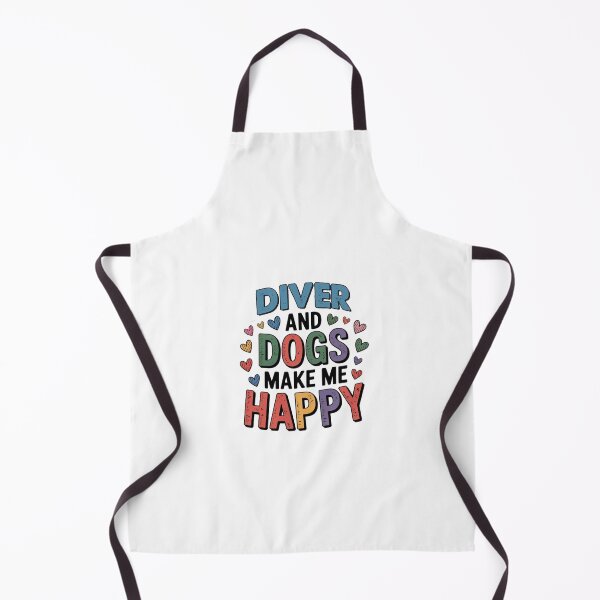 Item preview, Diver And Dogs Make Me Happy - Funny Diver Dogs Lover designed and sold by Oussinc.