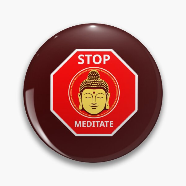 Item preview, STOP MEDITATE designed and sold by Share A Brain Wave.
