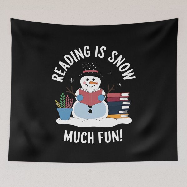 Item preview, Reading Is Snow Much Fun designed and sold by MAKOPOKOShop.