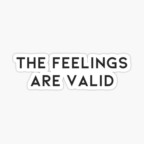 Item preview, Feelings Are Valid (accessories) - profits support mental health designed and sold by NotSoSimple.
