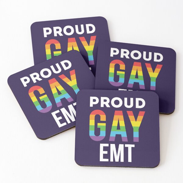 Item preview, Proud Gay EMT Emergency Medical Technician  designed and sold by jaygo.