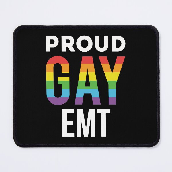 Item preview, Proud Gay EMT Emergency Medical Technician  designed and sold by jaygo.