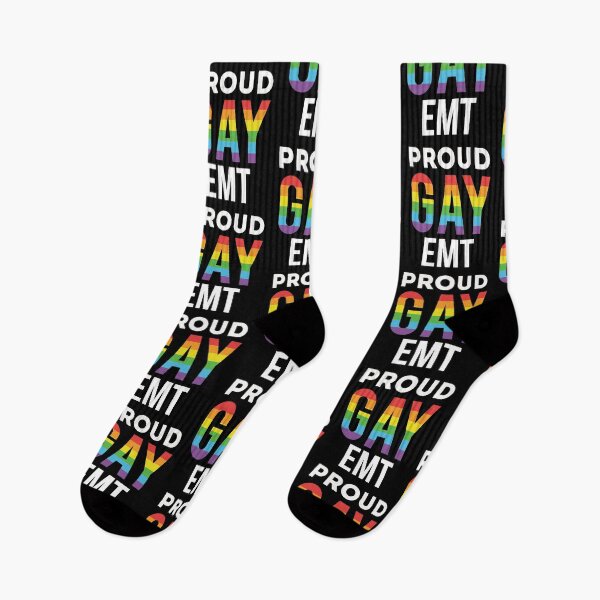 Item preview, Proud Gay EMT Emergency Medical Technician  designed and sold by jaygo.