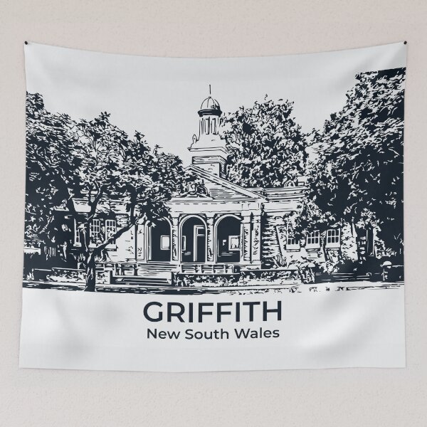 Item preview, Griffith - New South Wales designed and sold by Lakeric Cityscapes.