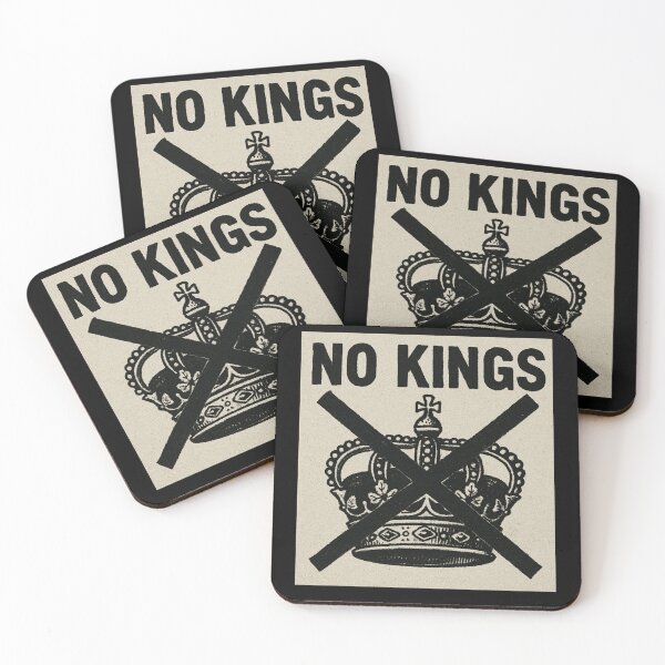 Item preview, no kings no oligarchs designed and sold by TEEJAMBOREE.