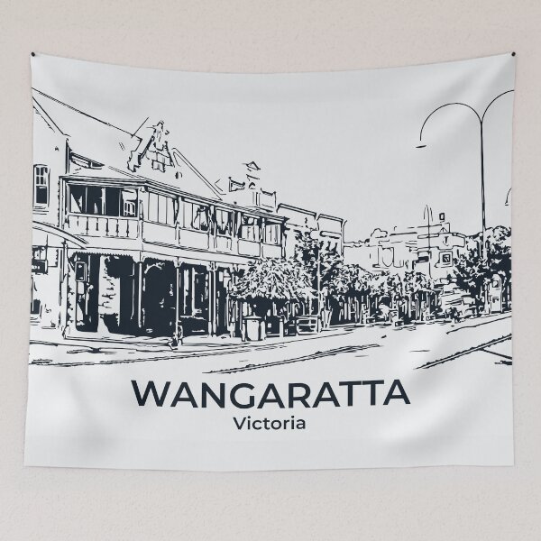 Item preview, Wangaratta - Victoria designed and sold by Lakeric Cityscapes.