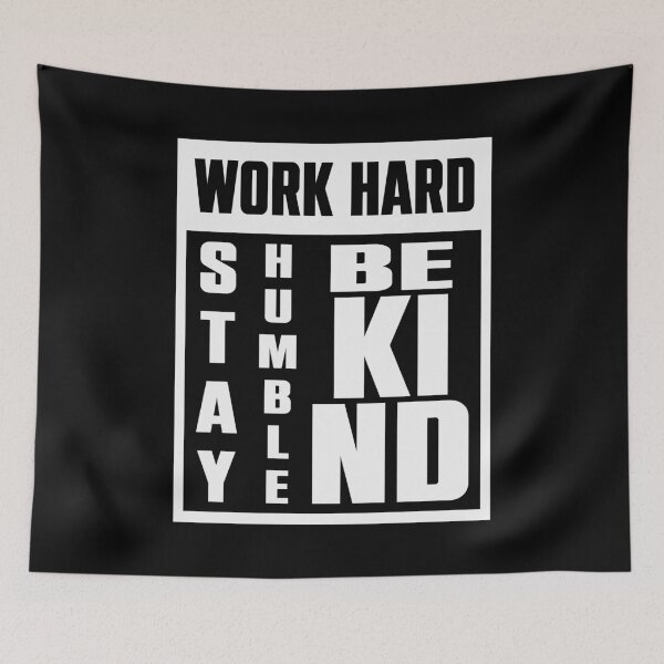 Item preview,  Work hard,stay humble,be kind designed and sold by NFGDesigns.