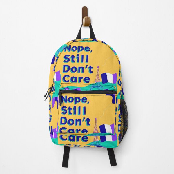 Item preview, Carefree Stroll: Nope, Still Don’t Care Message designed and sold by ART ATTACK ZONE.
