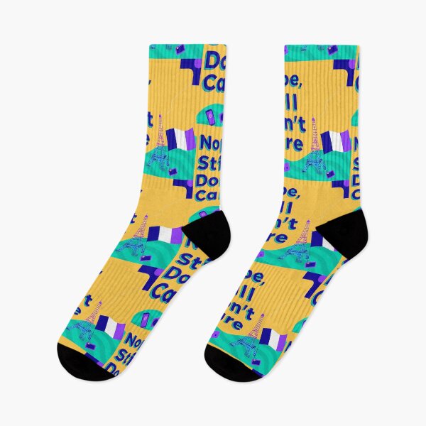 Item preview, Carefree Stroll: Nope, Still Don’t Care Message designed and sold by ART ATTACK ZONE.