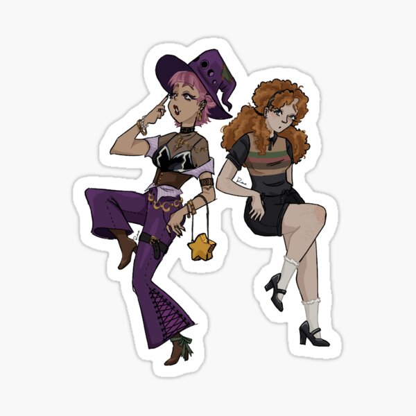Item preview, Kate and Jamie sticker designed and sold by rae_of_sunshine_illustrations_shop.