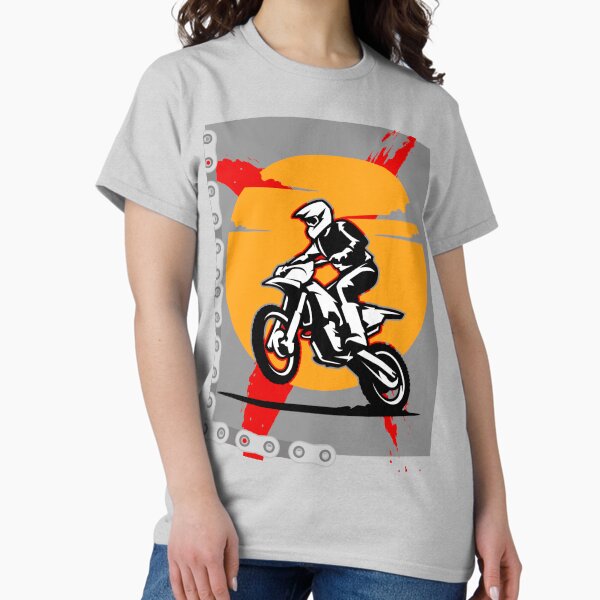 Item preview, Extreme Motocross Sunset – Dirt Bike Rider Graphic designed and sold by RINCÓN CREATIVO LT.